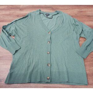 Torrid Cotton Blend Boyfriend Cardigan Sweater Size 2 Button Front